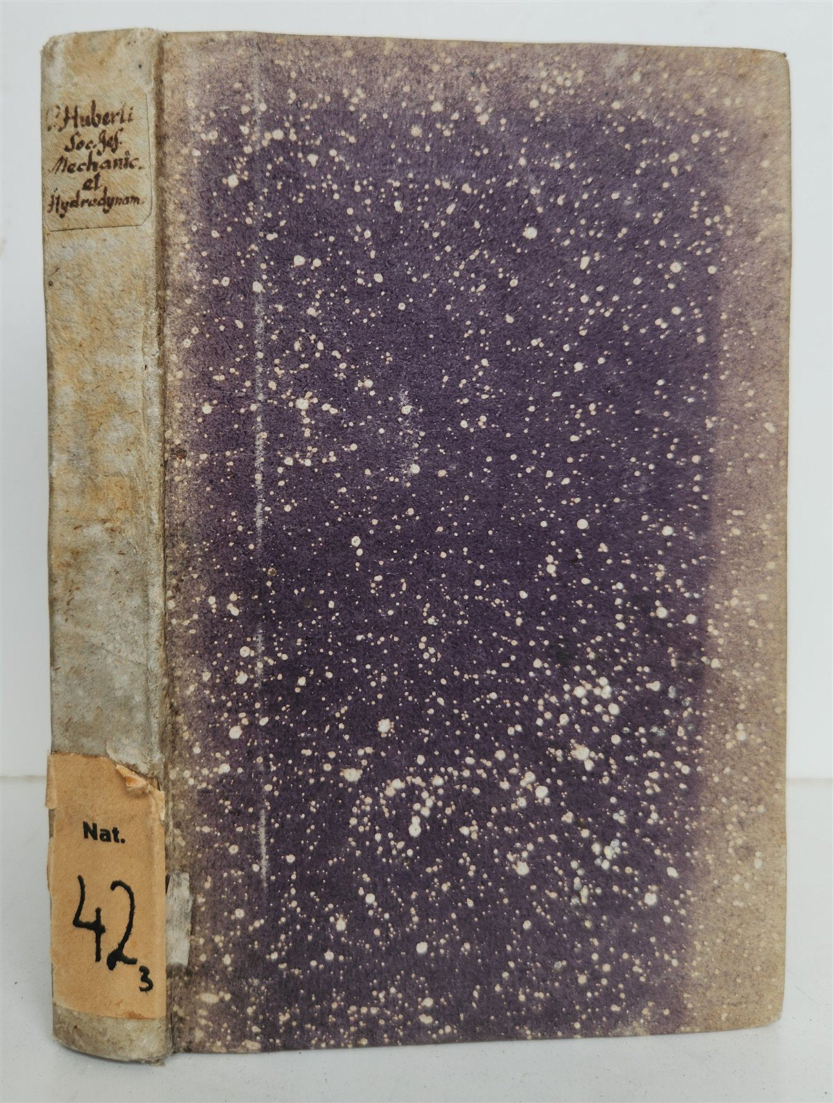 1756 MECHANICA HYDRODYNAMICA ILLUSTRATED Francisco Huberti ANTIQUE