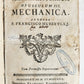 1756 MECHANICA HYDRODYNAMICA ILLUSTRATED Francisco Huberti ANTIQUE