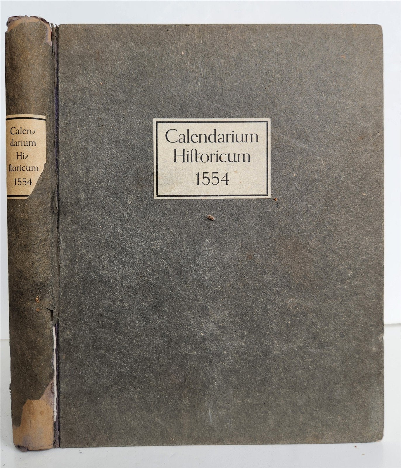1554 HISTORICAL CALENDAR by CASPAR GOLDWURM Calendarium Historicum ANTIQUE