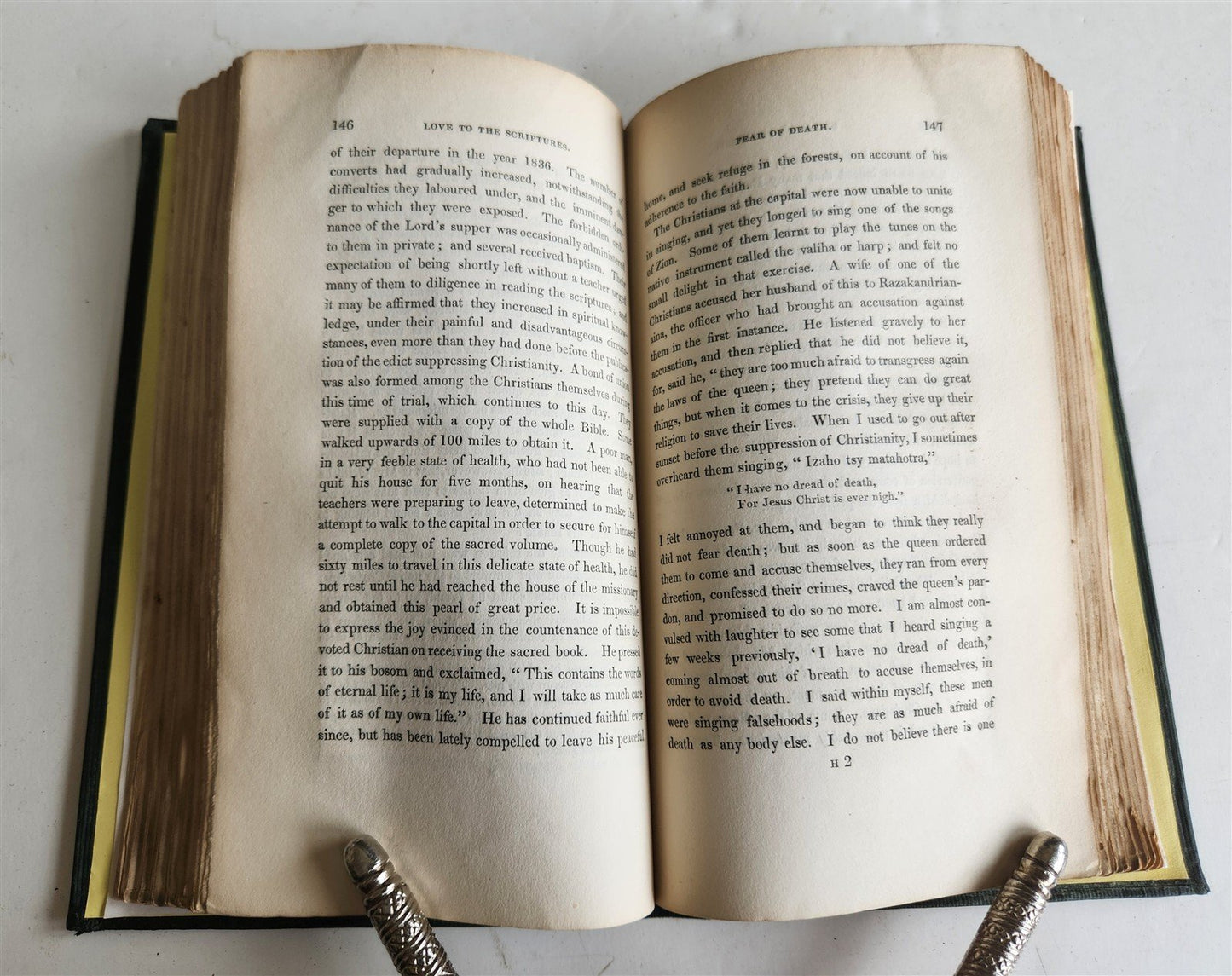 1840 Narrative of the Persecution of the Christians in Madagascar ANTIQUE