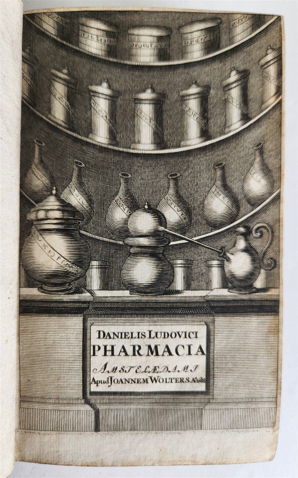 1688 1688 MEDICAL PHARMACY TREATISE De pharmacia moderno ANTIQUE