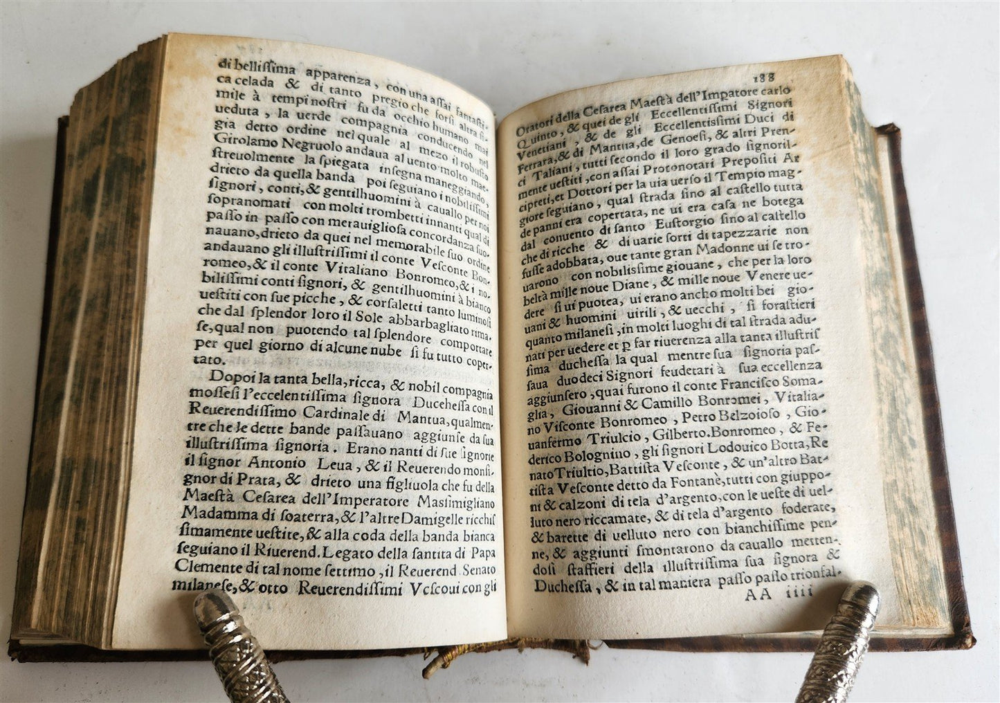 1545 History of events in Italy France Spain Germany & India ANTIQUE 16th cent.