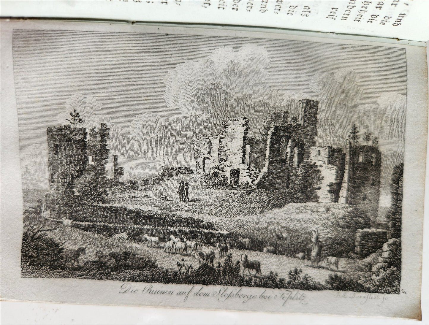 1805 ILLUSTRATED CALENDAR in GERMAN ANTIQUE