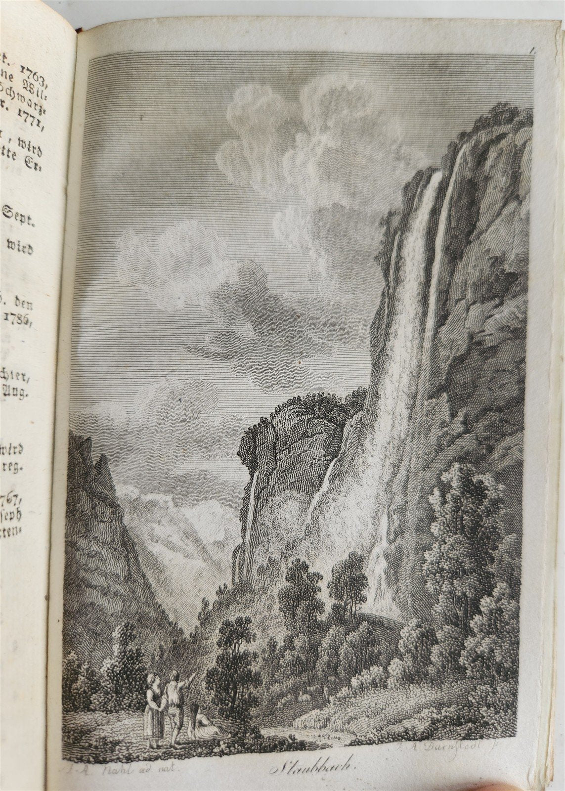 1805 ILLUSTRATED CALENDAR in GERMAN ANTIQUE