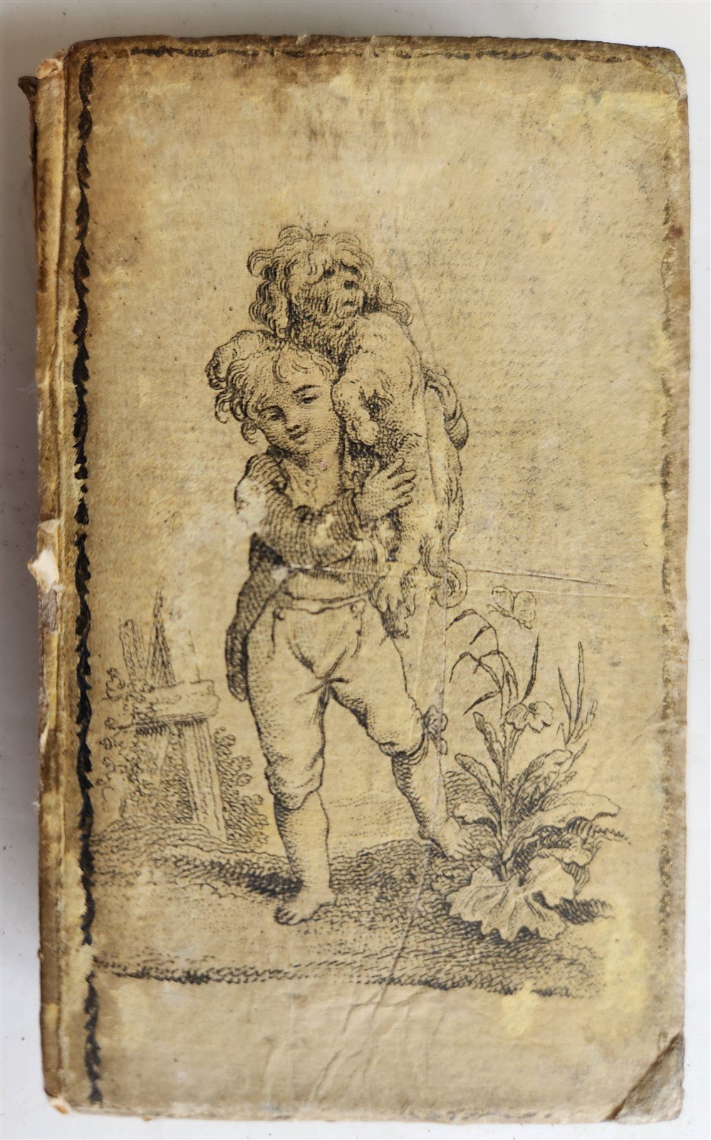 1796 ALMANAC de GOTTINQUE ILLUSTRATED ANTIQUE in French