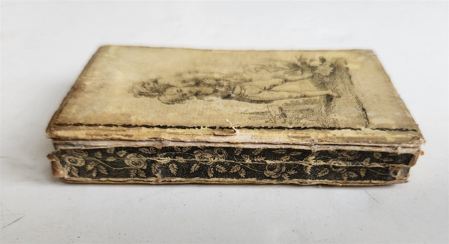 1796 ALMANAC de GOTTINQUE ILLUSTRATED ANTIQUE in French