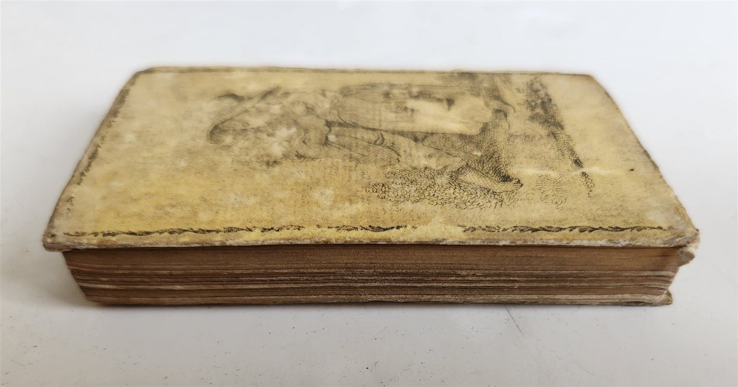 1796 ALMANAC de GOTTINQUE ILLUSTRATED ANTIQUE in French