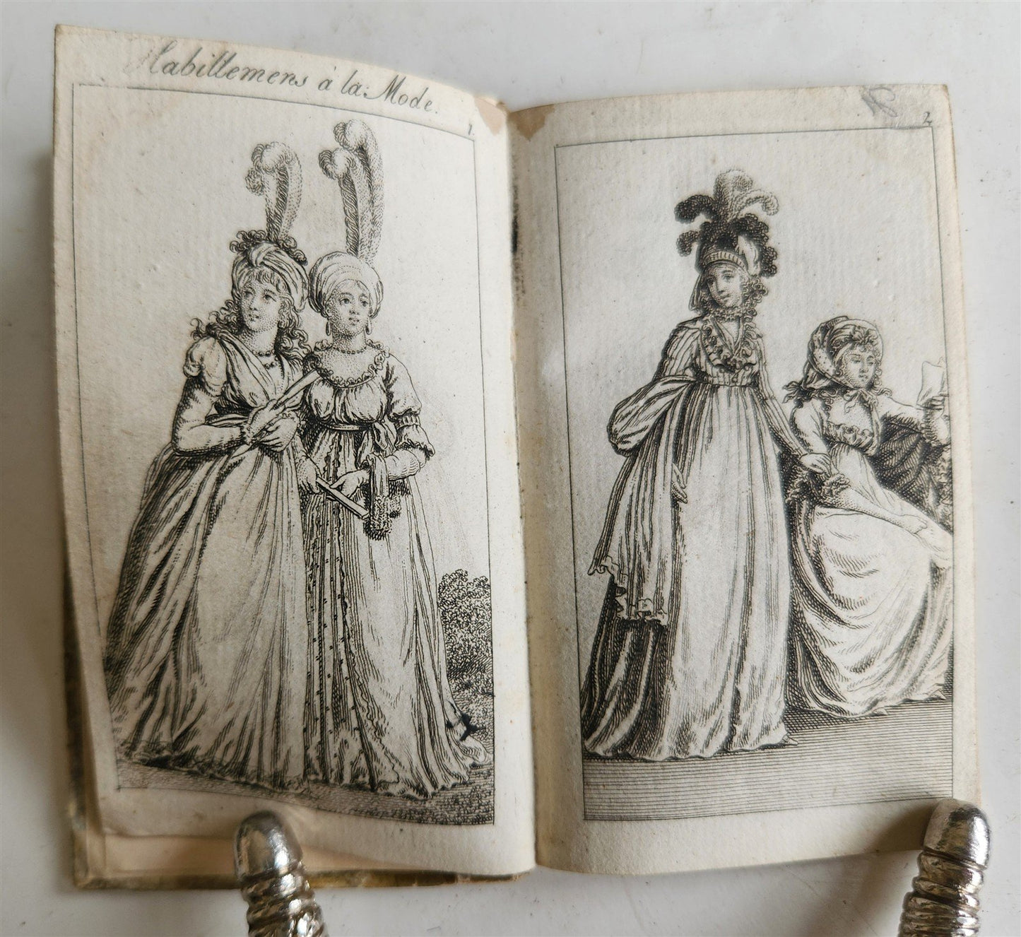 1796 ALMANAC de GOTTINQUE ILLUSTRATED ANTIQUE in French