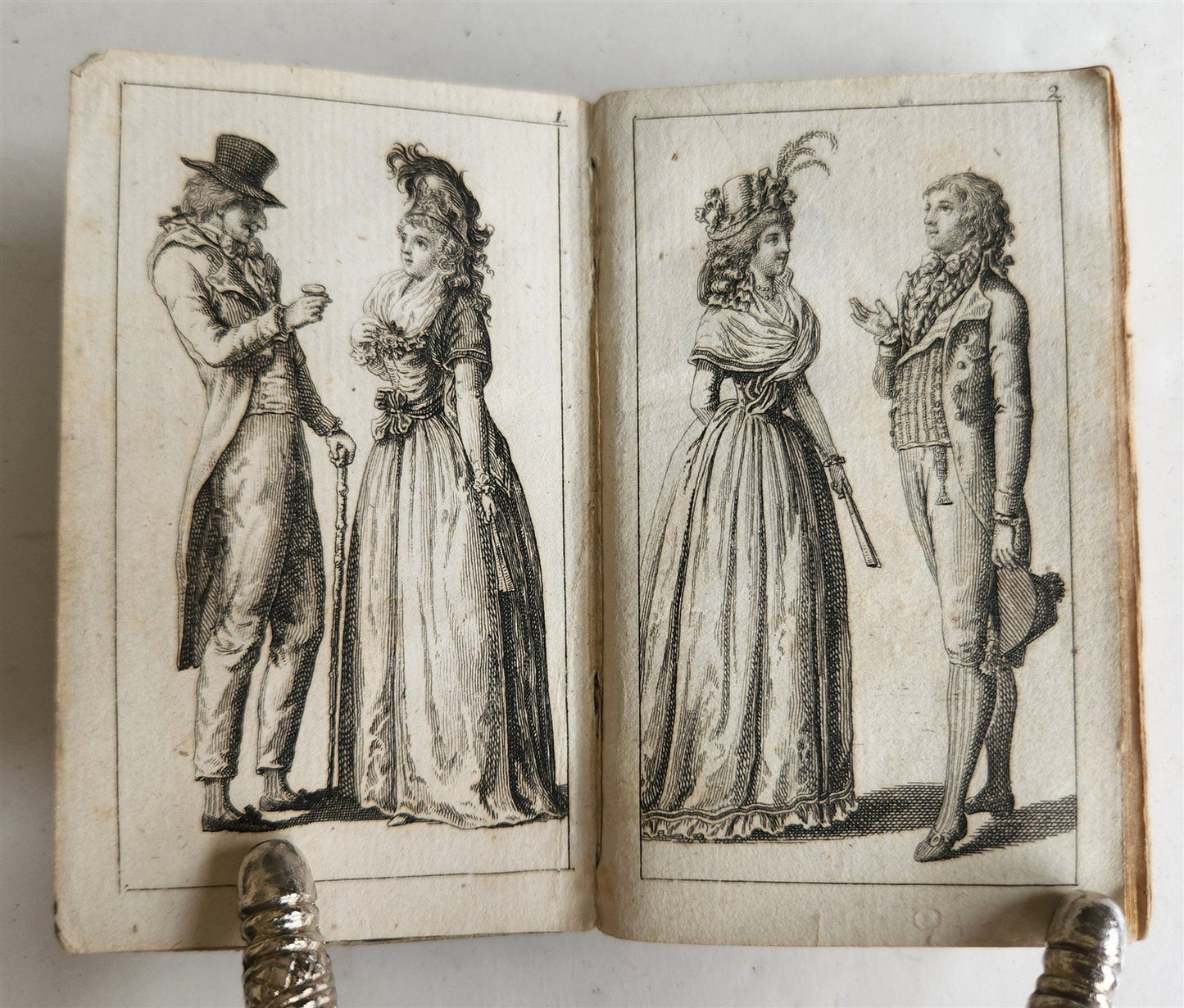 1794 ALMANAC de GOTTINQUE ILLUSTRATED ANTIQUE in French