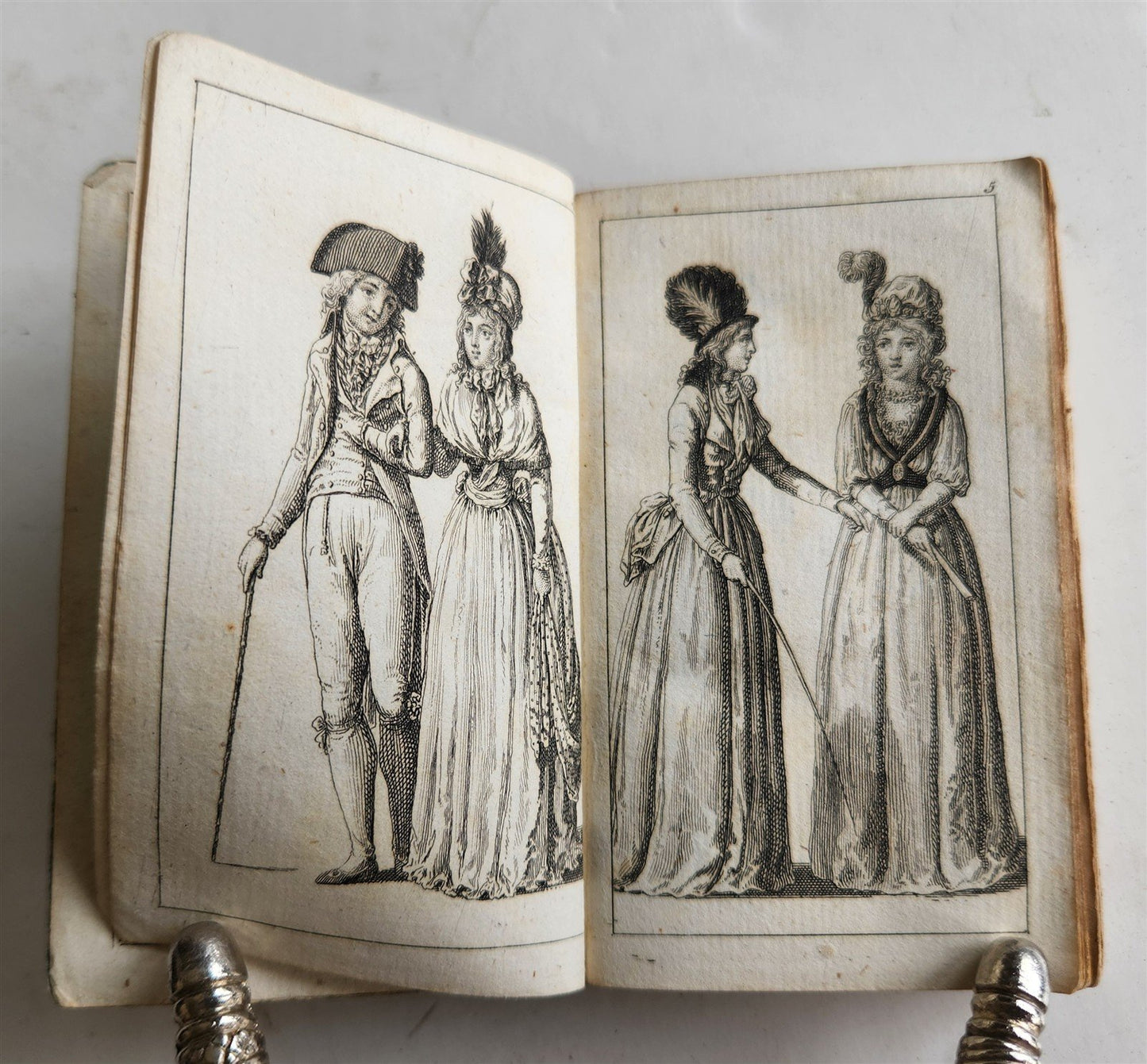 1794 ALMANAC de GOTTINQUE ILLUSTRATED ANTIQUE in French