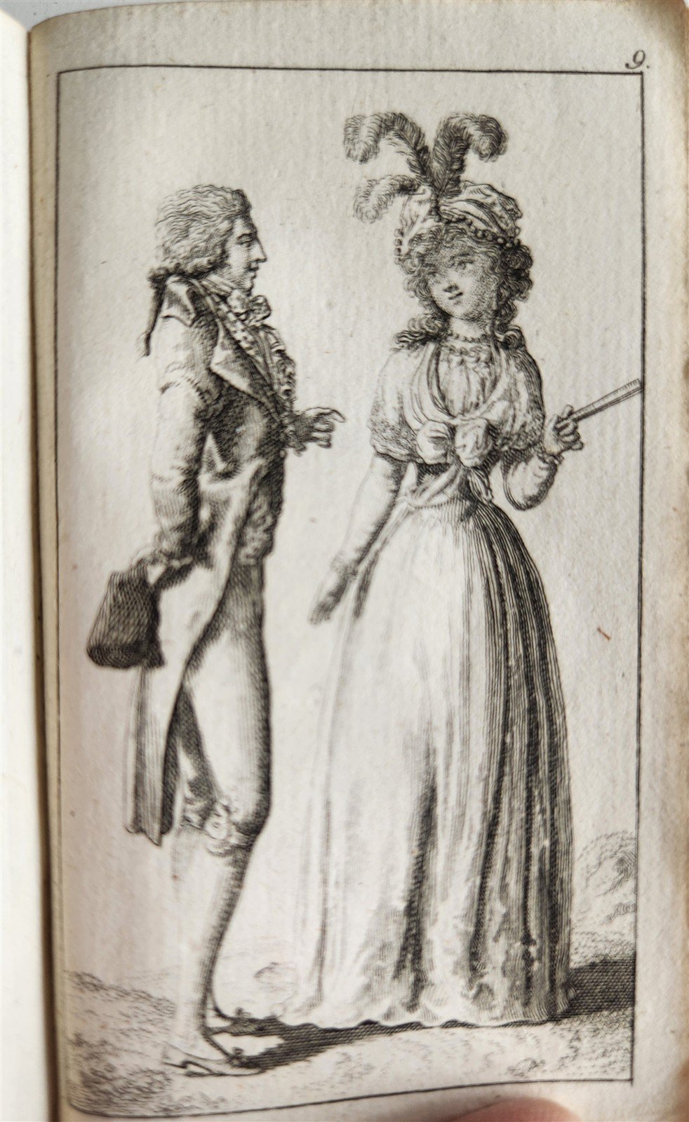 1794 ALMANAC de GOTTINQUE ILLUSTRATED ANTIQUE in French