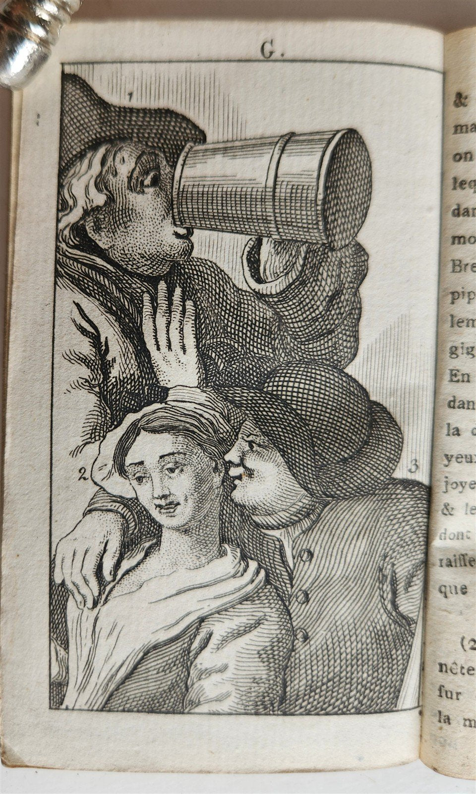 1794 ALMANAC de GOTTINQUE ILLUSTRATED ANTIQUE in French