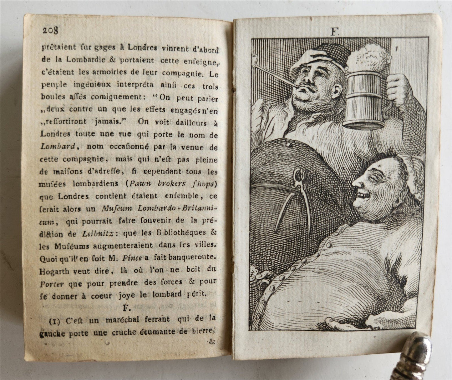 1794 ALMANAC de GOTTINQUE ILLUSTRATED ANTIQUE in French