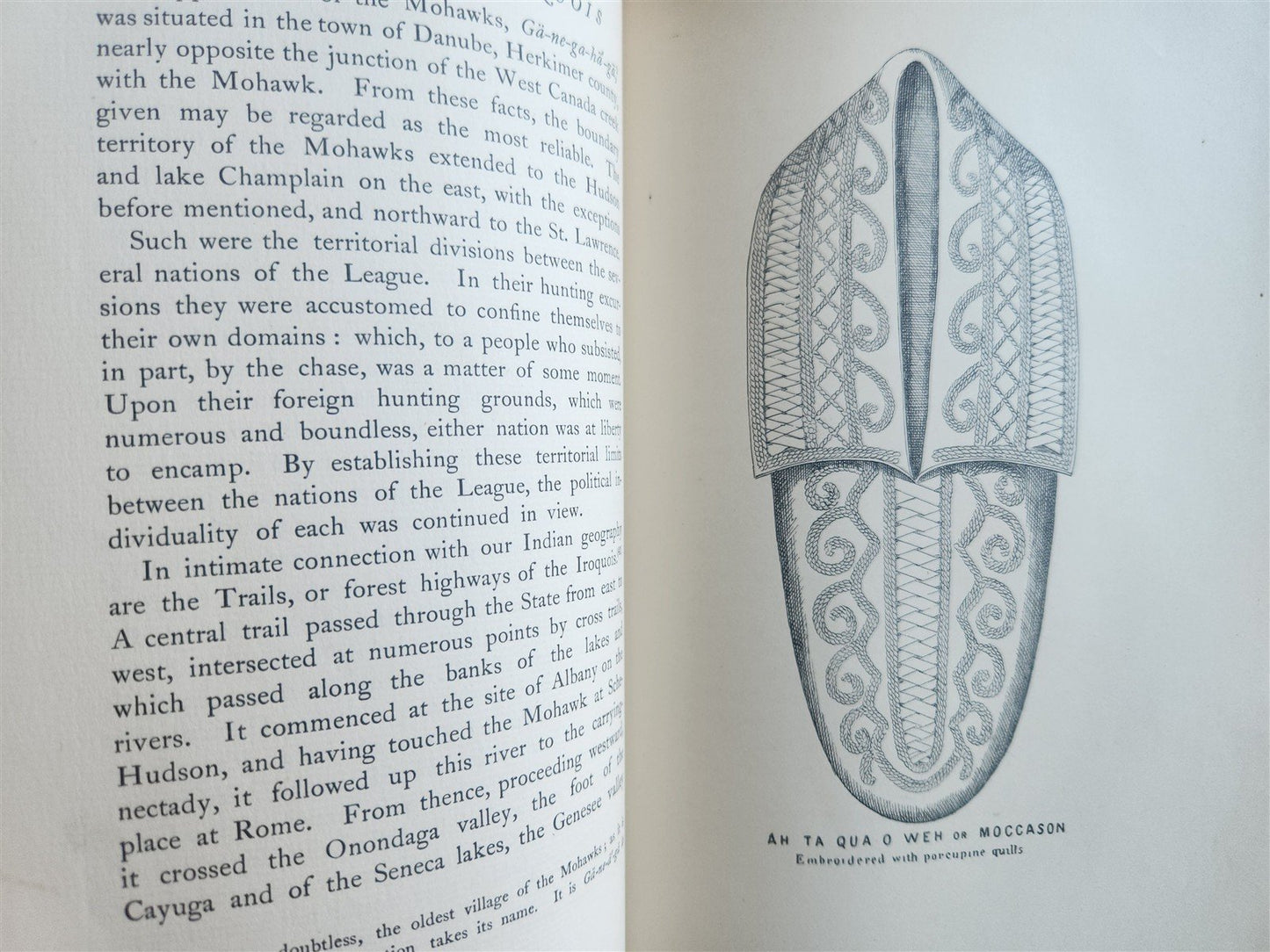 1901 League of the Ho-De-No-Sau-Nee or Iroquois ANTIQUE 2 volumes ILLUSTRATED