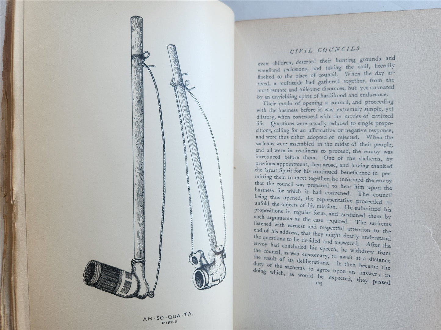 1901 League of the Ho-De-No-Sau-Nee or Iroquois ANTIQUE 2 volumes ILLUSTRATED