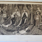 1901 Illustrated London News Record of Queen Victoria Reign antique WOOD BINDING