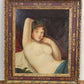 18th CENTURY OIL on CANVAS PAINTING VENUS OF URBINO ? antique FRAMED