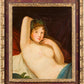18th CENTURY OIL on CANVAS PAINTING VENUS OF URBINO ? antique FRAMED