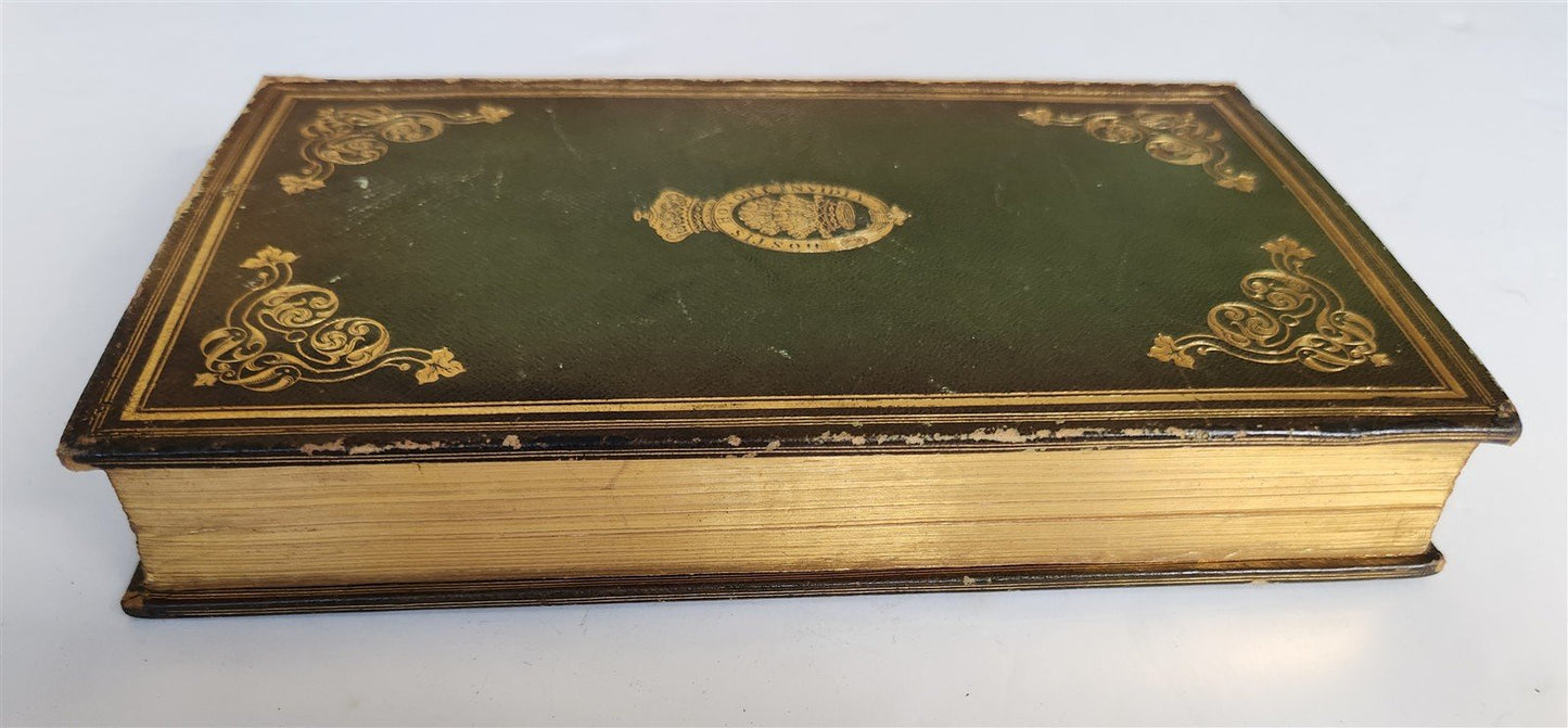 1870s NATURAL HISTORY AND ANTIQUITIES of SELBORNE w/ ARMORIAL BINDING ANTIQUE