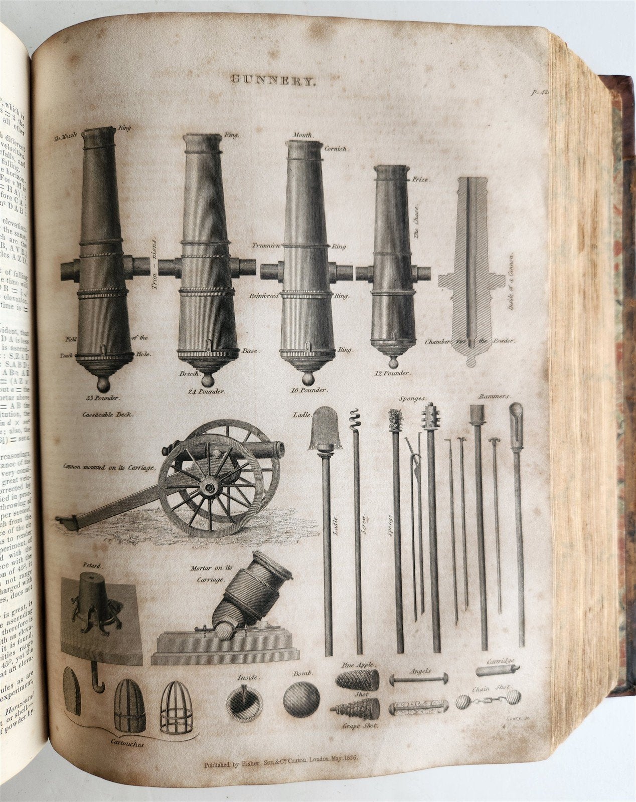 1827 DICTIONARY of MECHANICAL SCIENCE ART MANUFACTURES illustrated ANTIQUE