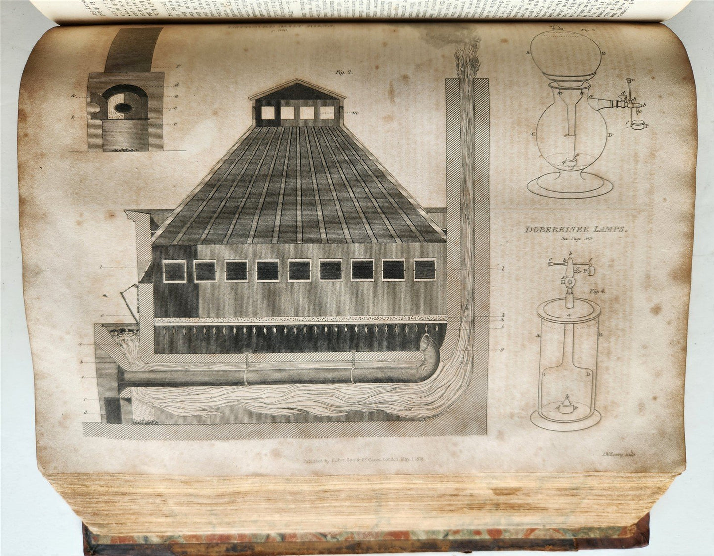 1827 DICTIONARY of MECHANICAL SCIENCE ART MANUFACTURES illustrated ANTIQUE