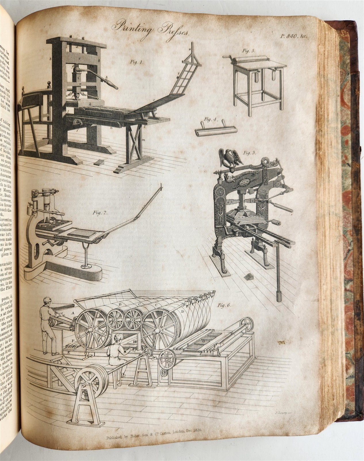 1827 DICTIONARY of MECHANICAL SCIENCE ART MANUFACTURES illustrated ANTIQUE