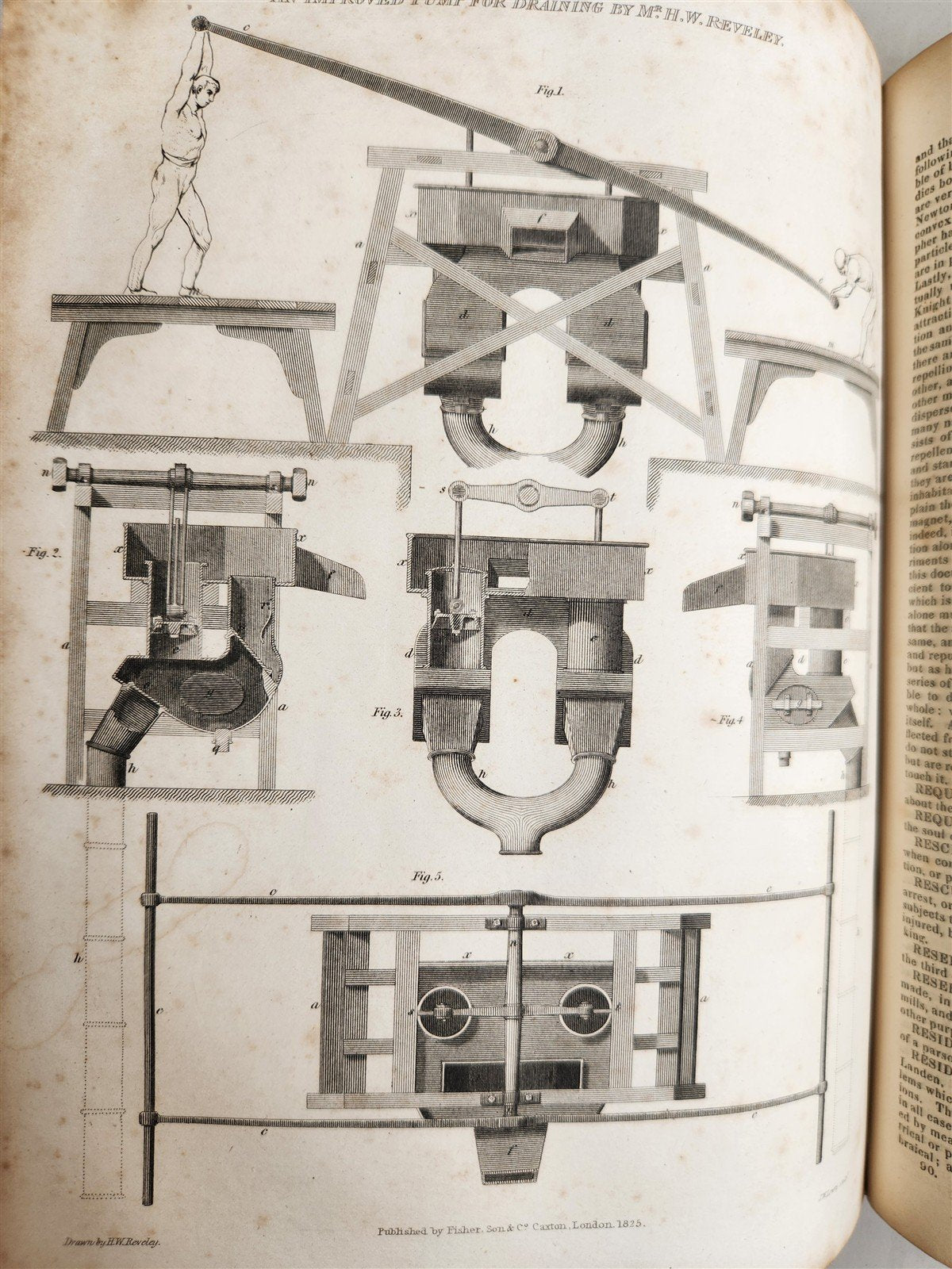 1827 DICTIONARY of MECHANICAL SCIENCE ART MANUFACTURES illustrated ANTIQUE