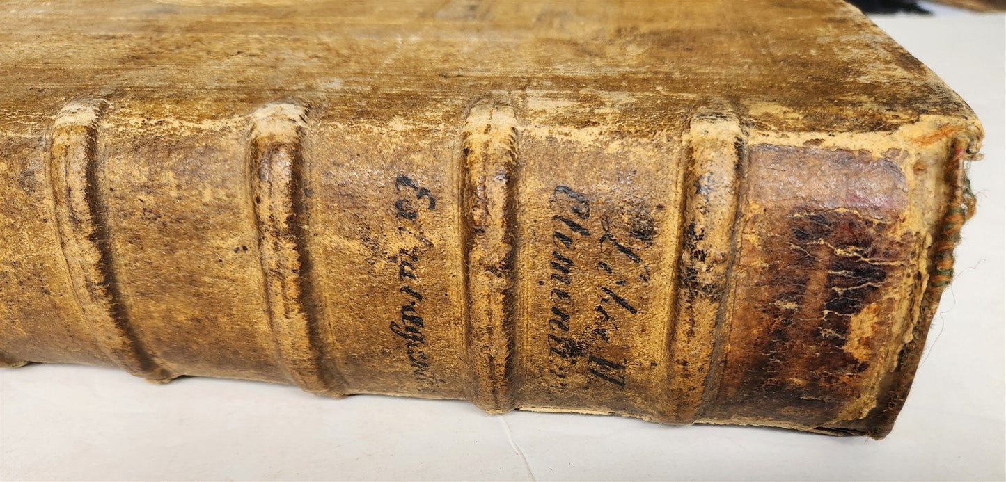 1584 LAW BOOK antique BLIND-TOOLED PIGSKIN BOUND LARGE FOLIO