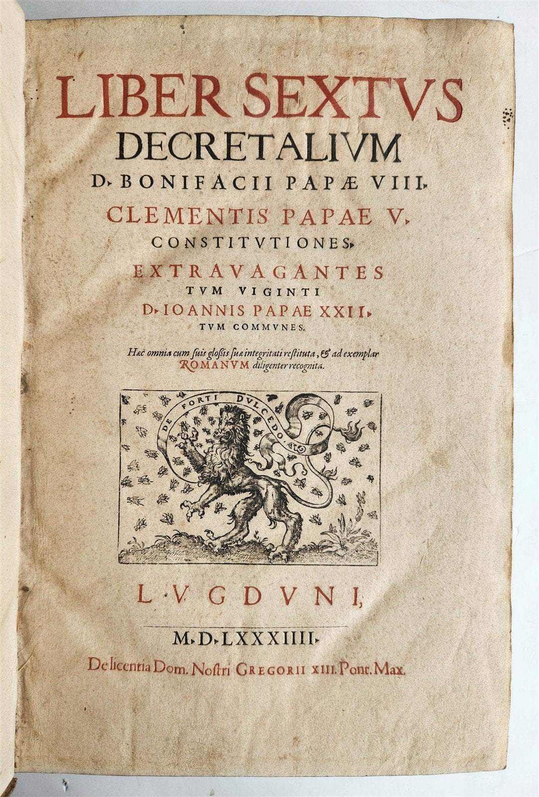 1584 LAW BOOK antique BLIND-TOOLED PIGSKIN BOUND LARGE FOLIO