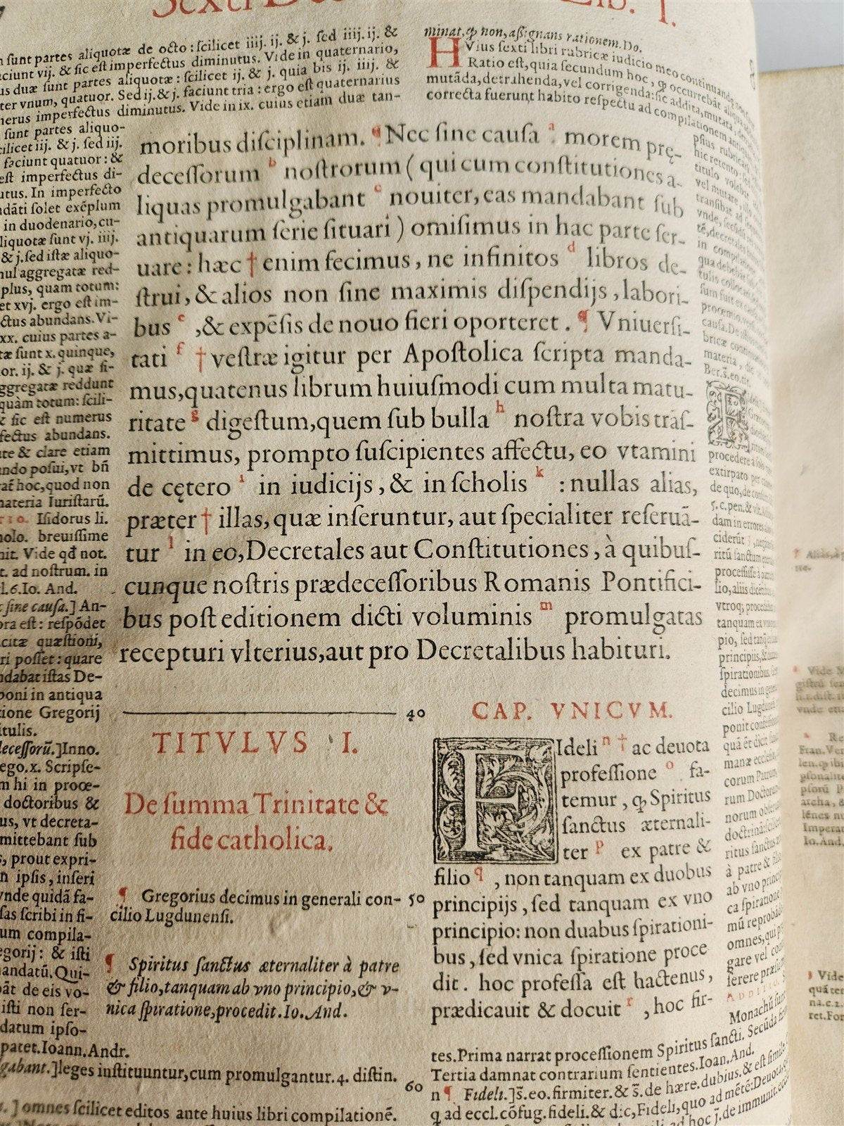 1584 LAW BOOK antique BLIND-TOOLED PIGSKIN BOUND LARGE FOLIO