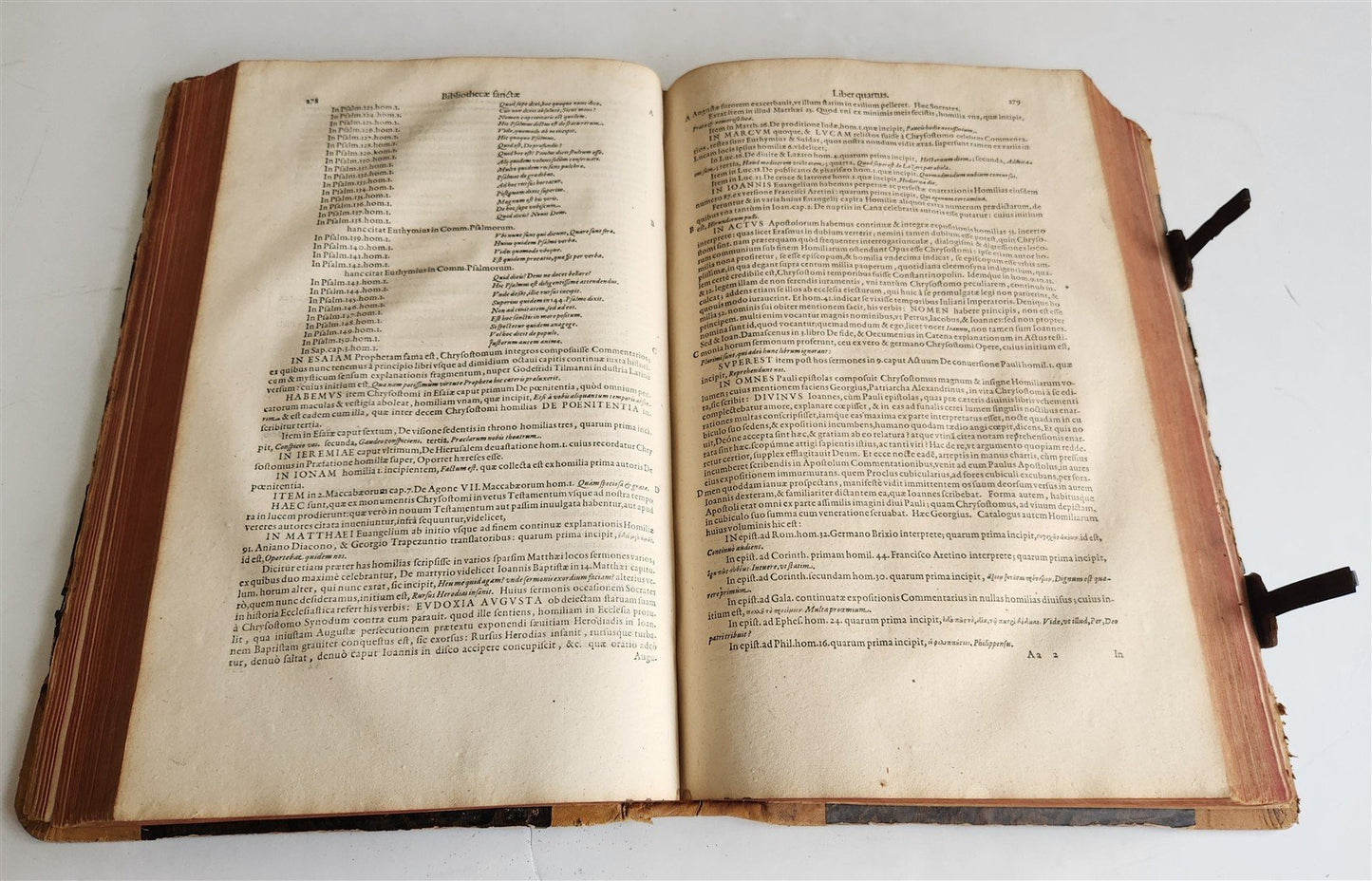 1575 BIBLIOTHECA SANCTA by Sixtus of Siena antique 16th century FOLIO