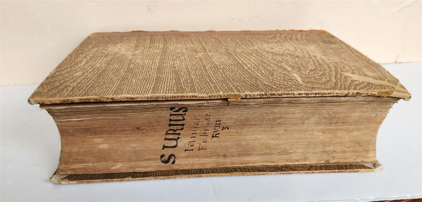 1576 LIVES of SAINTS by Laurentius Surius antique 16th century FOLIO