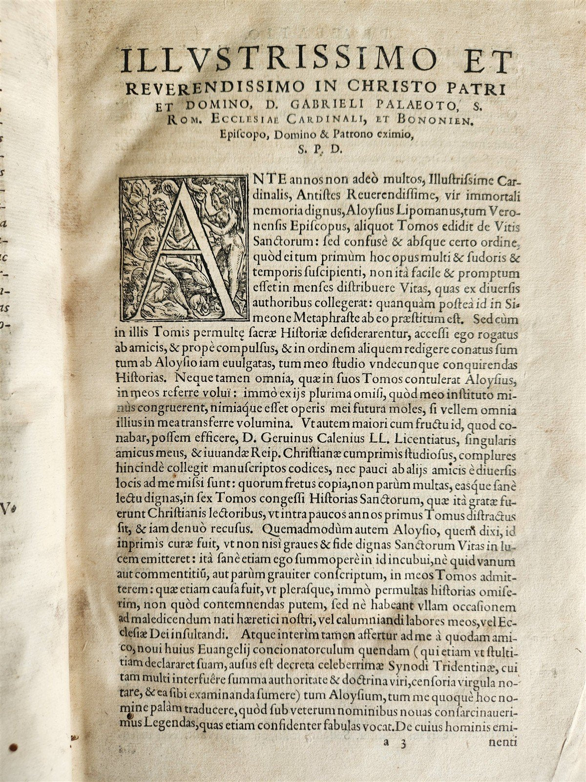 1576 LIVES of SAINTS by Laurentius Surius antique 16th century FOLIO