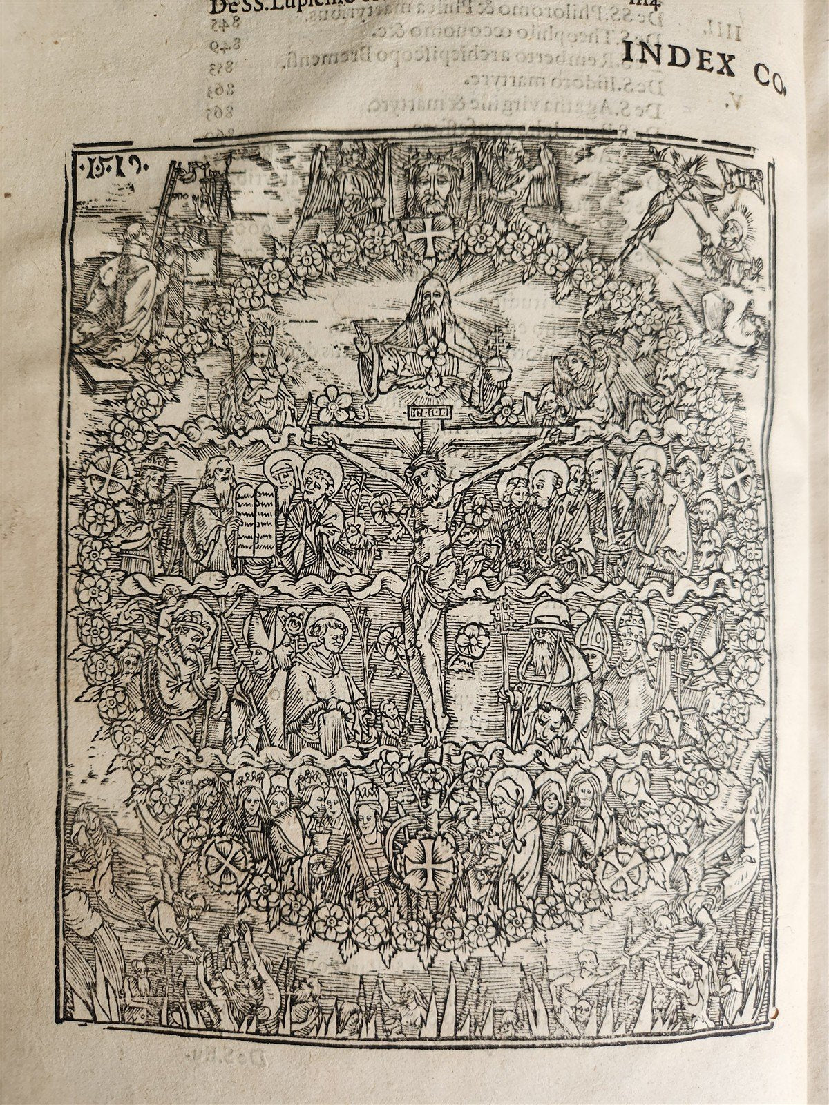 1576 LIVES of SAINTS by Laurentius Surius antique 16th century FOLIO