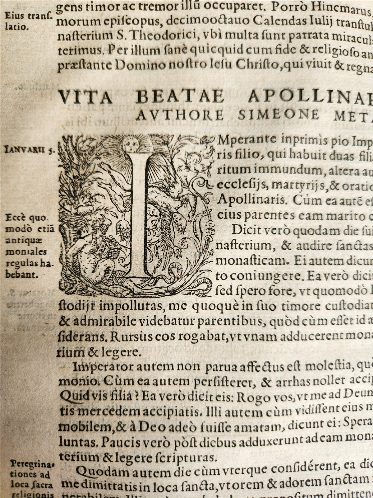 1576 LIVES of SAINTS by Laurentius Surius antique 16th century FOLIO