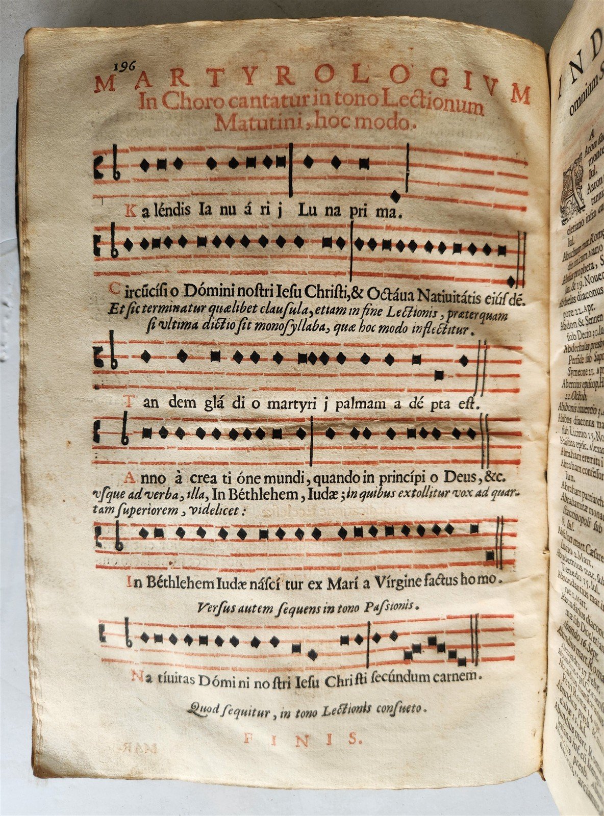1650 Martyrologium Romanum antique 17th century