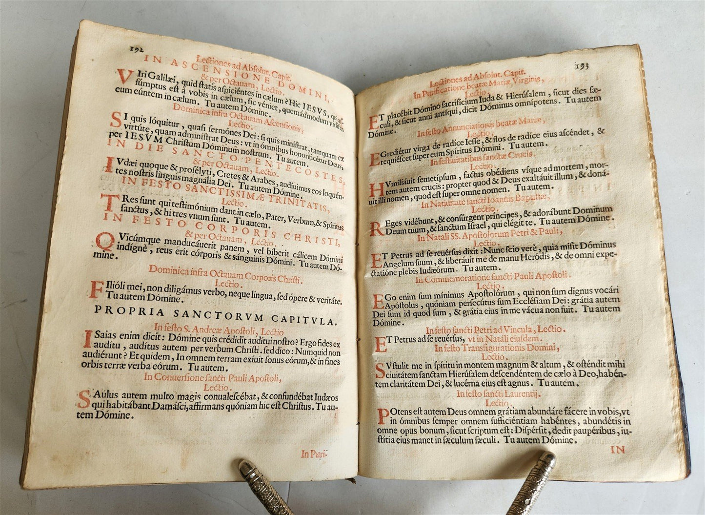 1650 Martyrologium Romanum antique 17th century