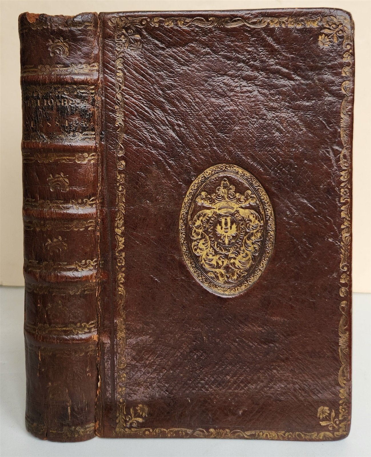 1794 Bibliotheca classica sive Lexicon manuale antique ARMORIAL BINDING