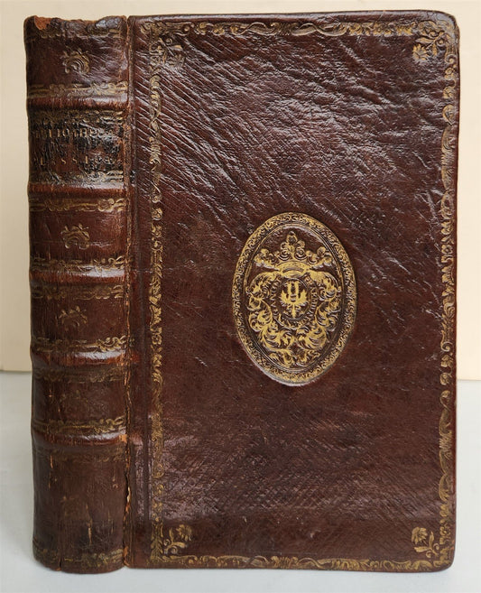 1794 Bibliotheca classica sive Lexicon manuale antique ARMORIAL BINDING