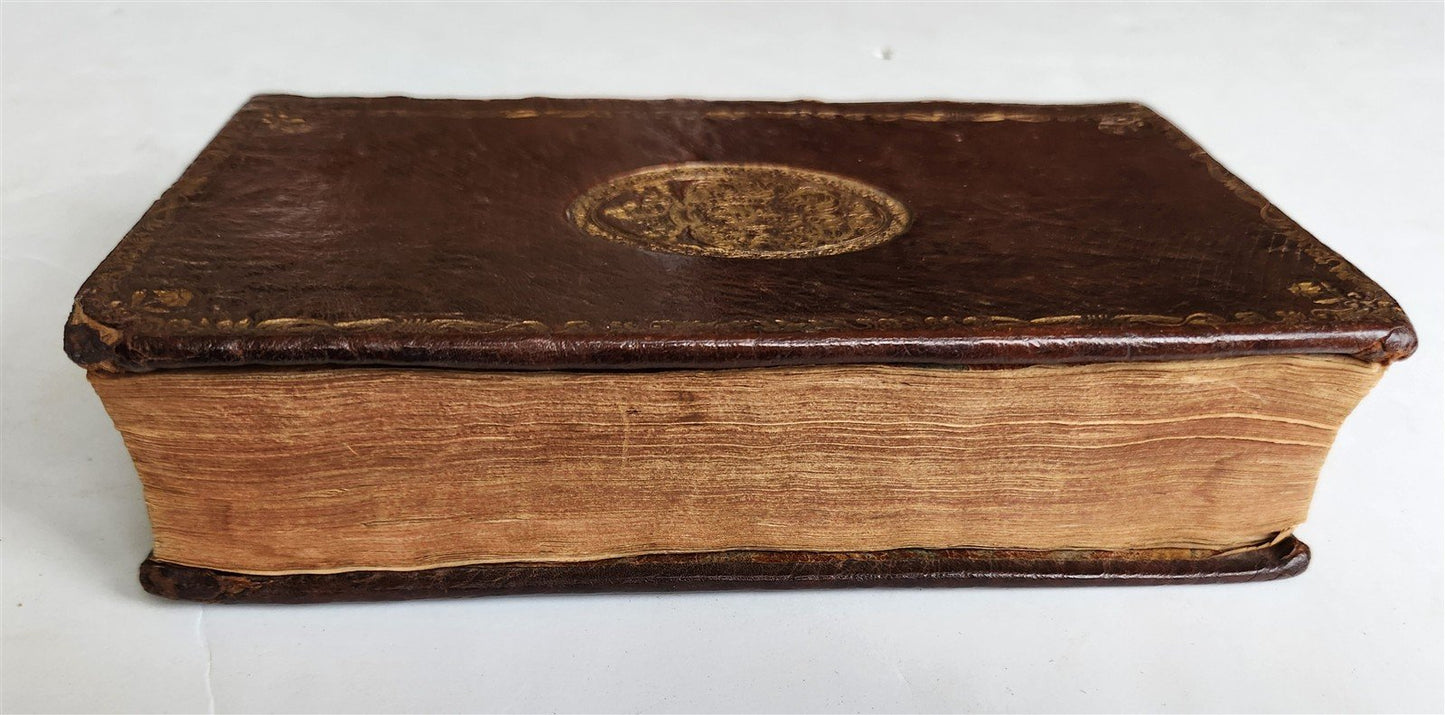 1794 Bibliotheca classica sive Lexicon manuale antique ARMORIAL BINDING