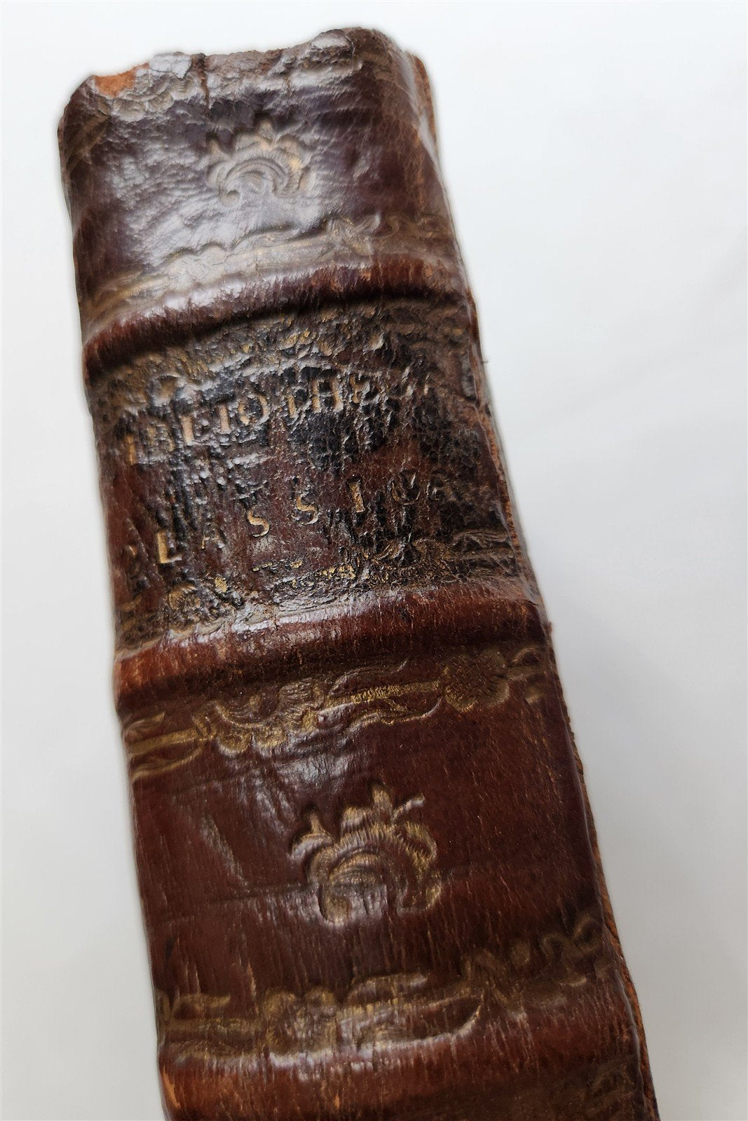 1794 Bibliotheca classica sive Lexicon manuale antique ARMORIAL BINDING