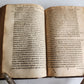 1596 LIFE of TWELVE CAESARS by Suetonius PLANTIN PRESS antique ARMORIAL BINDING