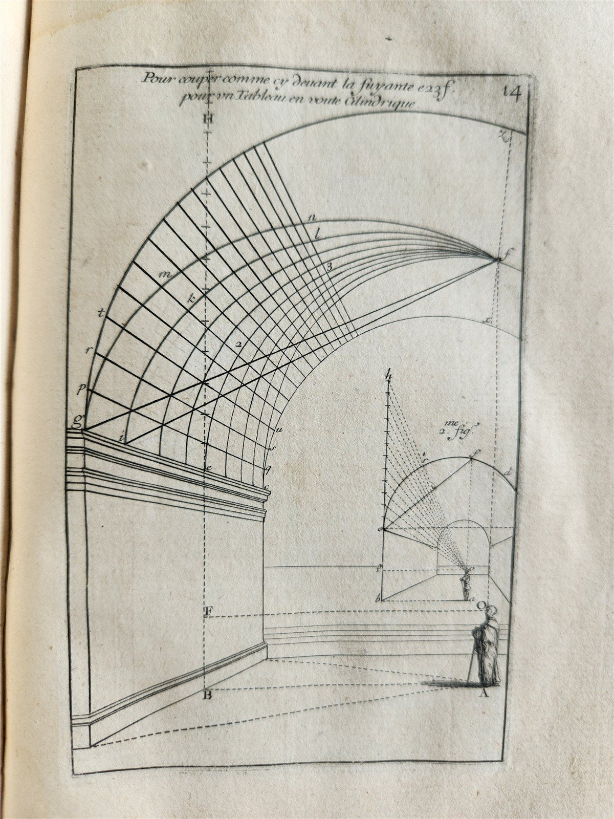 1653 PRACTICAL GEOMETRY for ARTISTS antique PERSPECTIVE by BOSSE VELLUM BINDING