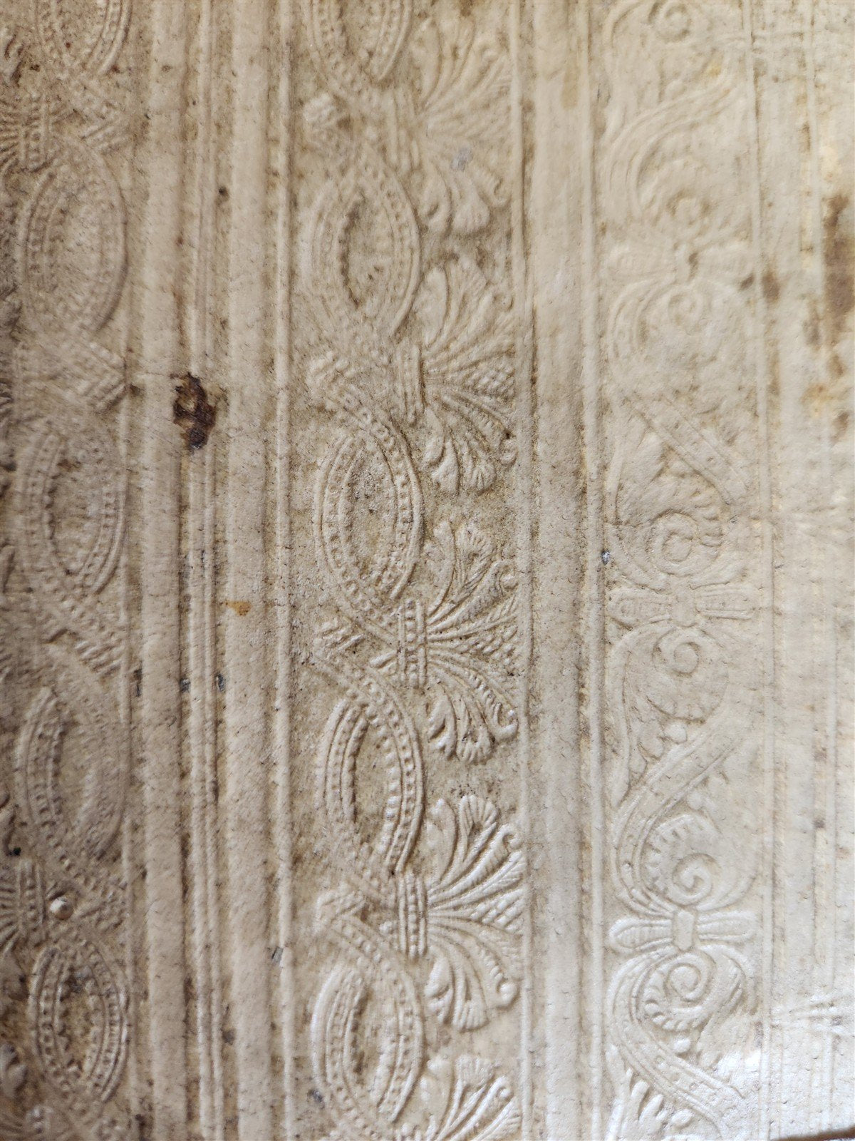 1604 SERMONES by DIDACUS antique BLIND TOOLED PIGSKIN BINDING w/ CLASPS