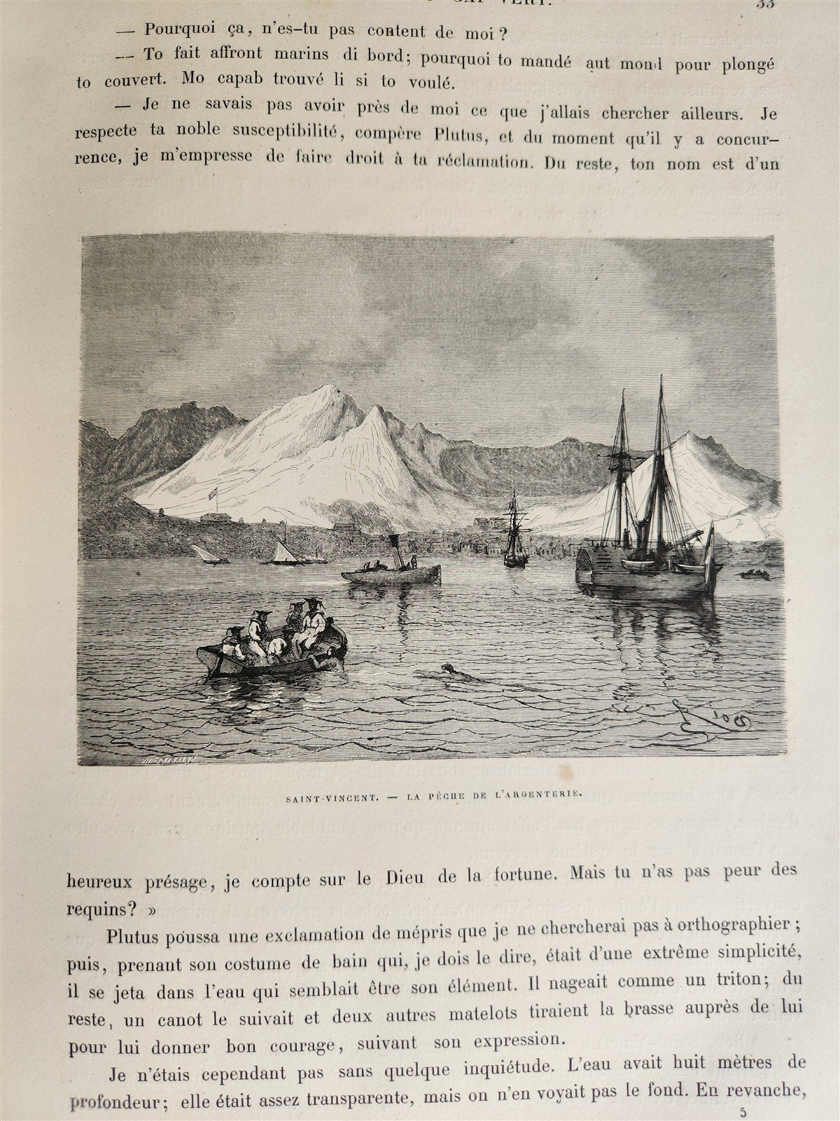 1867 FRENCH GUYANA VOYAGE ILUSTRATED antique FOLIO