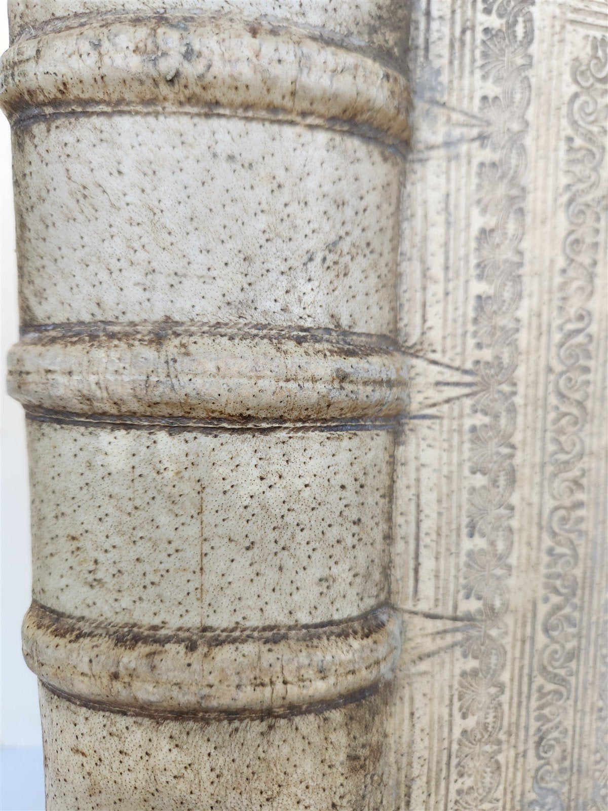 1619 BIBLE in GREEK antique BLIND TOOLED PIGSKIN BOUND FOLIO