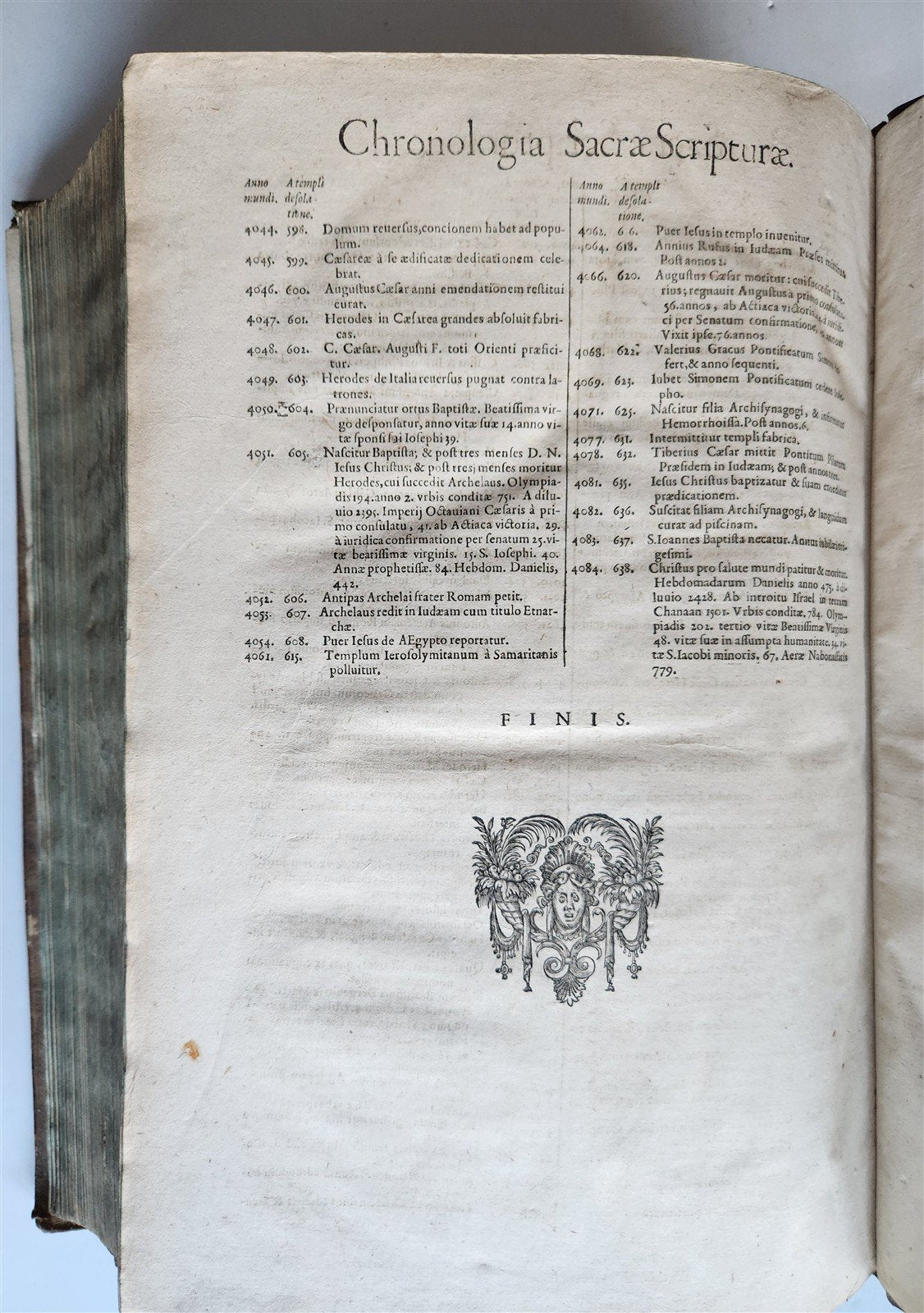 1619 BIBLE in GREEK antique BLIND TOOLED PIGSKIN BOUND FOLIO
