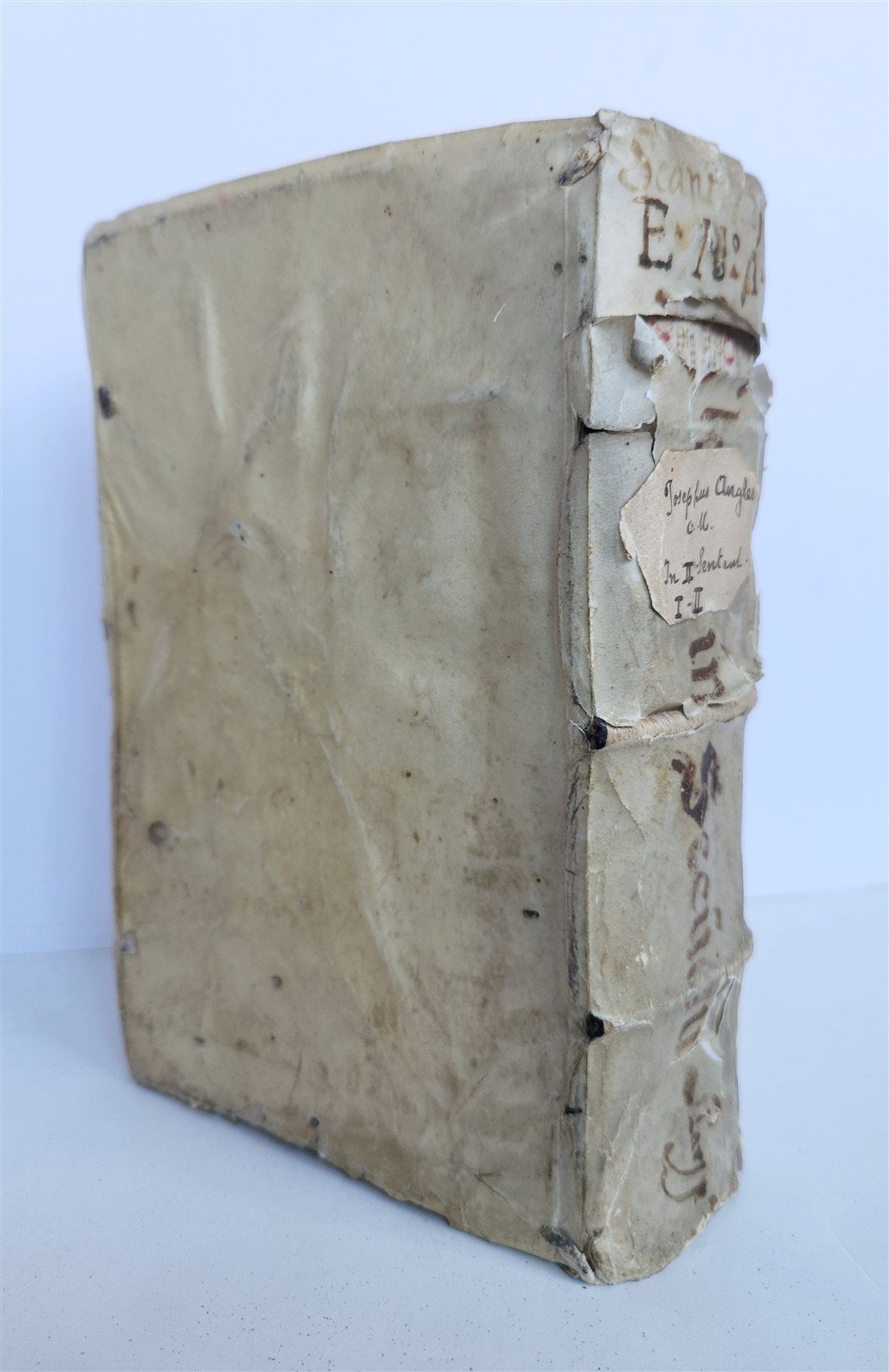 1588 Flores Theologicarum antique VELLUM BINDING Flowers of Theology Jose Angles