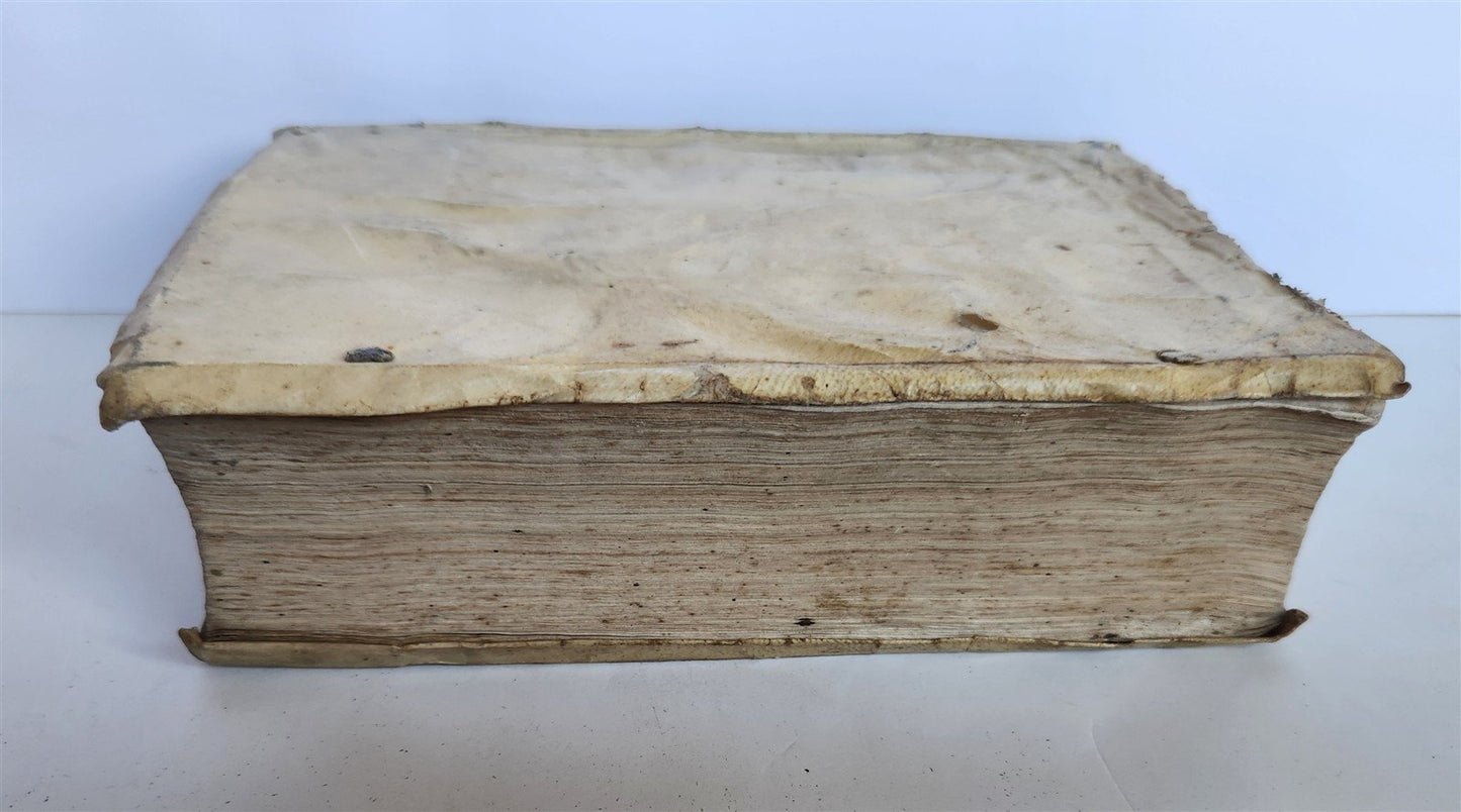 1588 Flores Theologicarum antique VELLUM BINDING Flowers of Theology Jose Angles