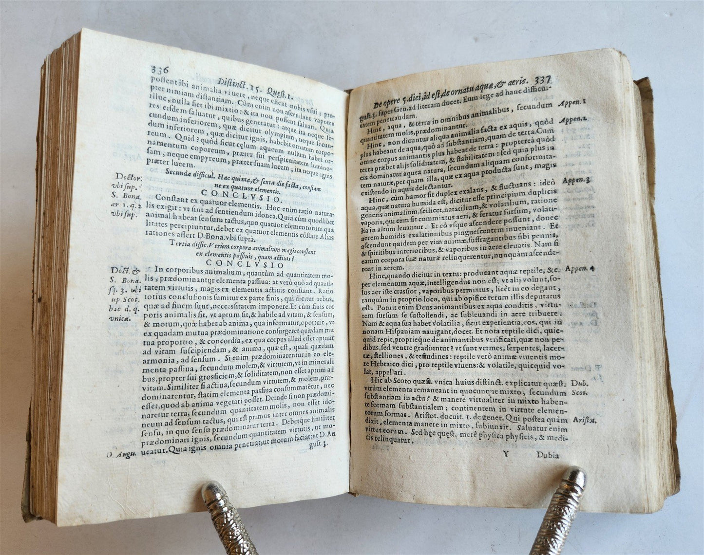 1588 Flores Theologicarum antique VELLUM BINDING Flowers of Theology Jose Angles